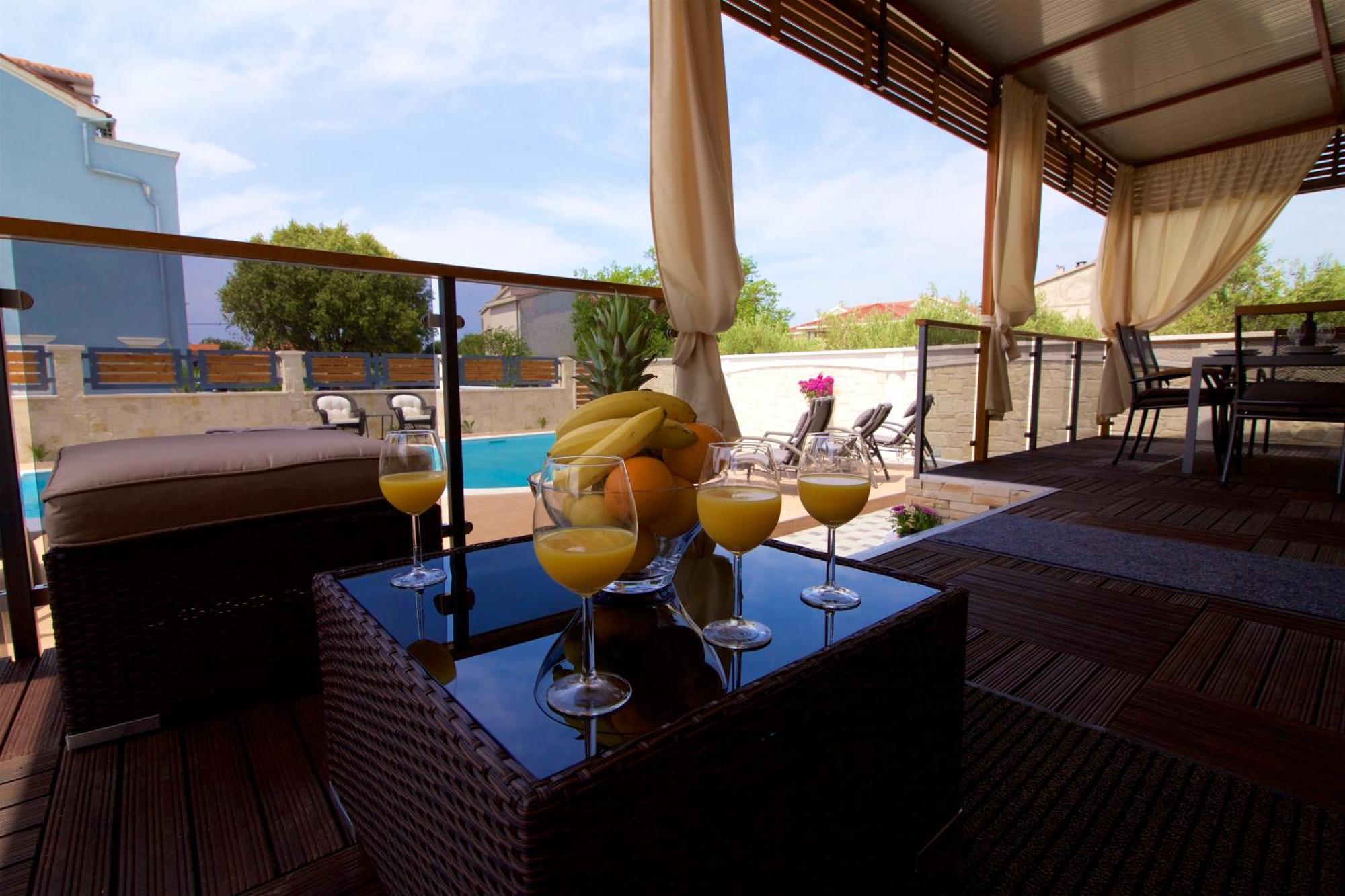 Tomica Apartments With Pool Biograd Na Moru Ngoại thất bức ảnh